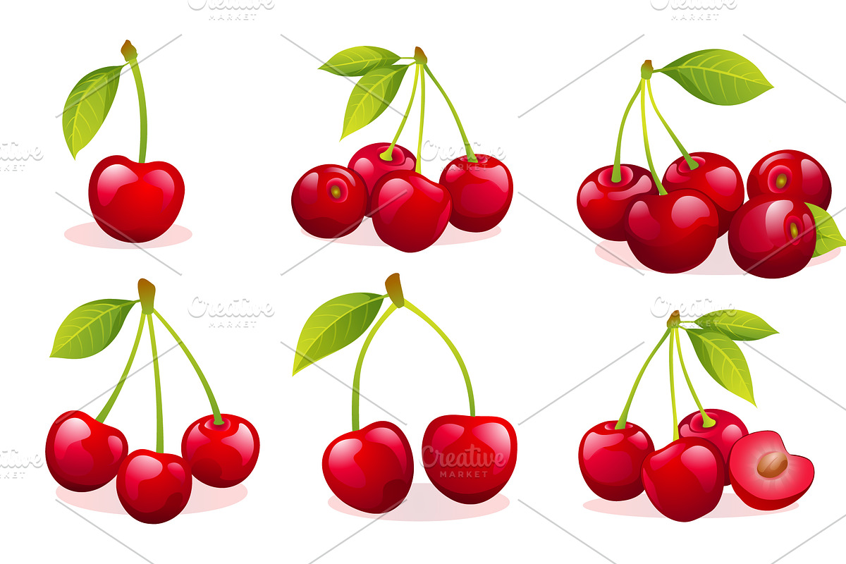 Fruit Cartoon Collection, a Decorative Illustration by YG Studio (Photo 6 of 22)