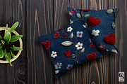 Patriotic Floral Hearts Embroidery, a Pattern Graphic by Creative Store (Thumbnail 3 of 5)