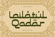 Lalilatul Qadar - Arabic Font, a Font by Pekotype (Thumbnail 1 of 15)