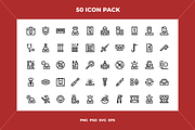 Dentist icons, an Outline Icon by Wencory (Thumbnail 1 of 2)