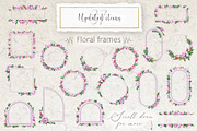 Pink Magnolia Watercolor Collection, a Decorative Illustration by AnitaPol (Thumbnail 12 of 14)