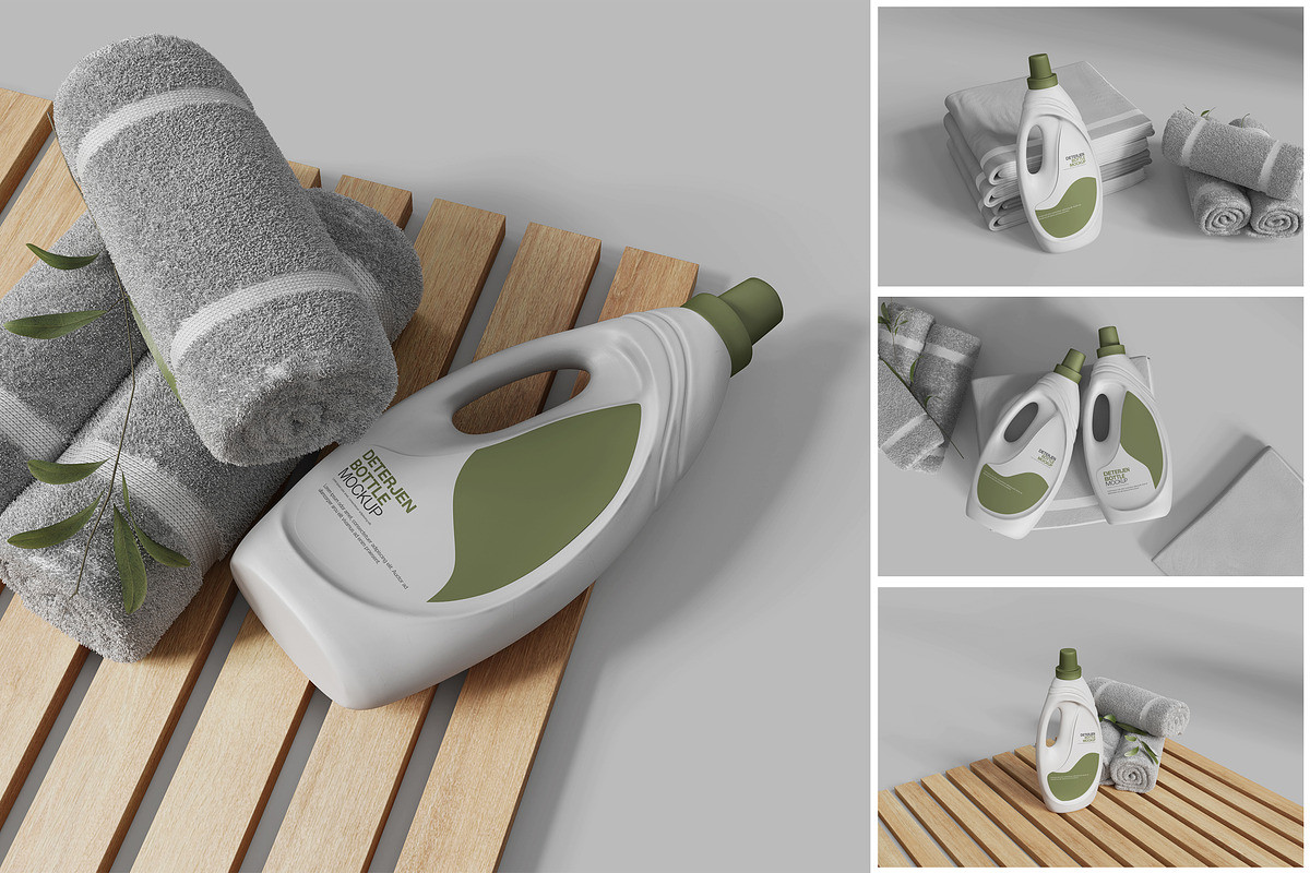 Detergen Bottle Mockup, a Product Mockup by MrLetters (Photo 1 of 5)