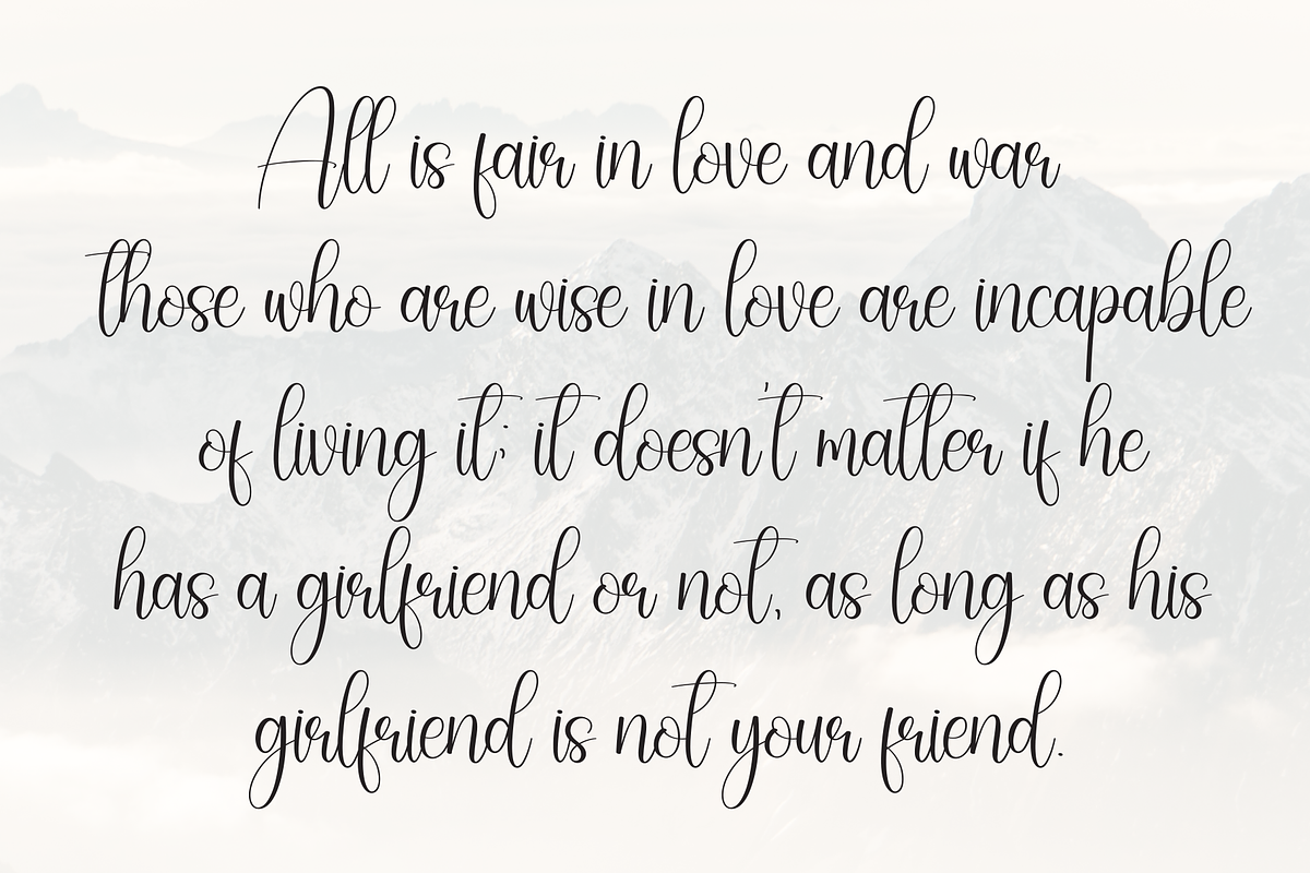 Handsome | Script Font, a Handwritten Font by Scratchones (Photo 6 of 9)