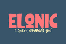 Elonic a Quirky Handmade Font