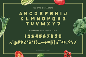 Asparagus Handwritten Font