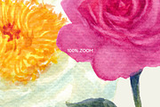 Watercolor Flower Garden, a Decorative Illustration by Manimanisa (Thumbnail 13 of 13)