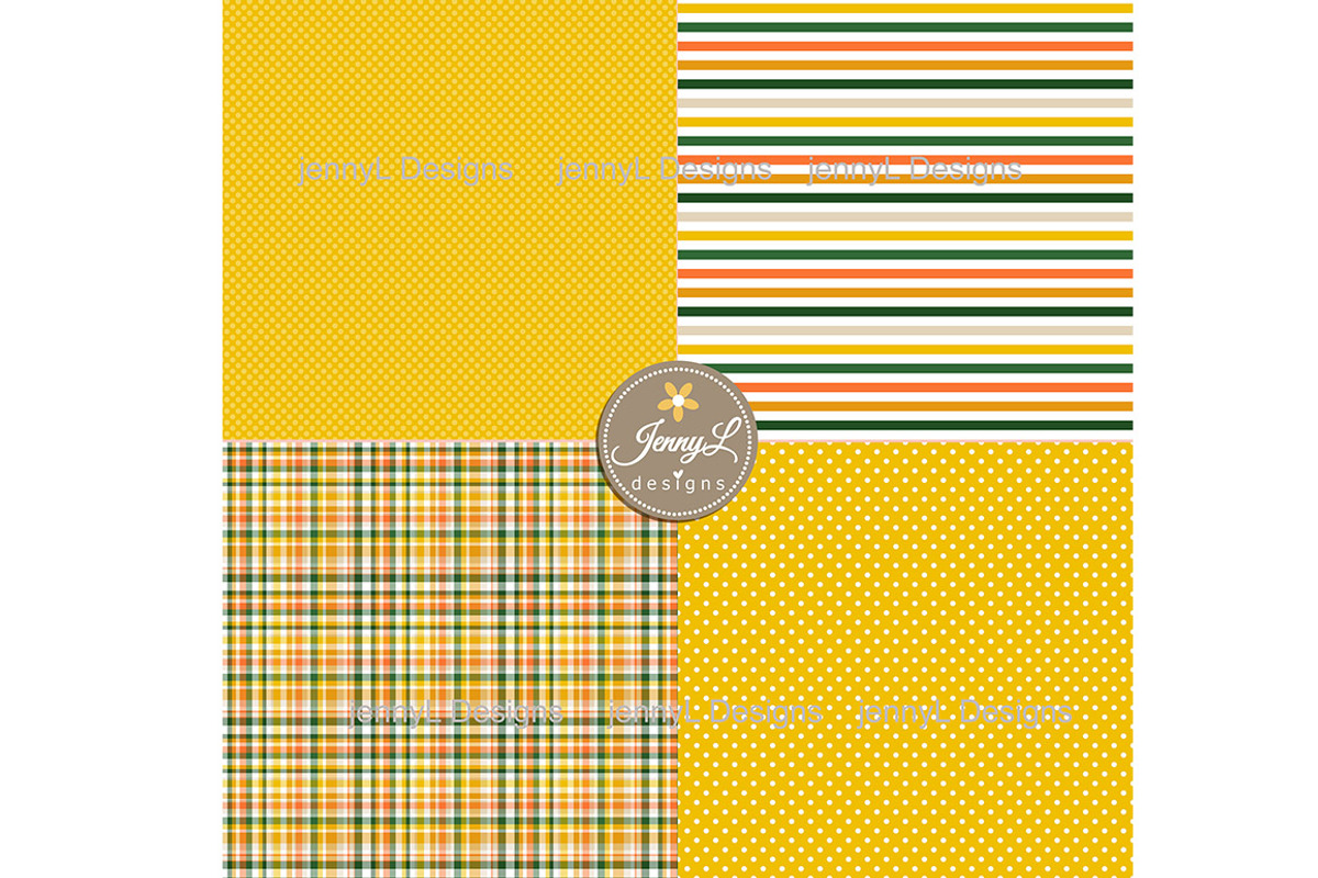 Summer Floral SEAMLESS Digital Paper, a Pattern Graphic by JennyL Designs (Photo 4 of 5)