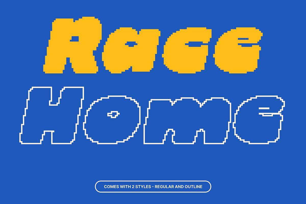 CS Calton Pixel, a Sans Serif Font by Craft Supply Co. (Photo 4 of 8)
