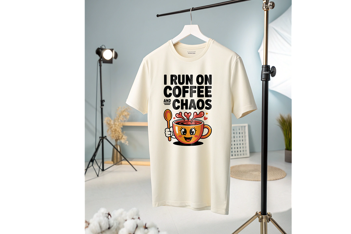 offee And Chaos Retro Quote Design, an Object Graphic by Annudesign (Photo 5 of 10)