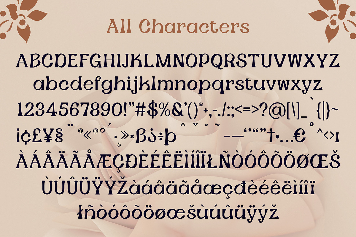 Amigie – Display Serif, a Serif Font by Craft Supply Co. (Photo 8 of 8)