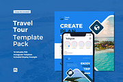 Travel Tour Instagram Post, a Social Media Template by CavenArt (Thumbnail 1 of 5)