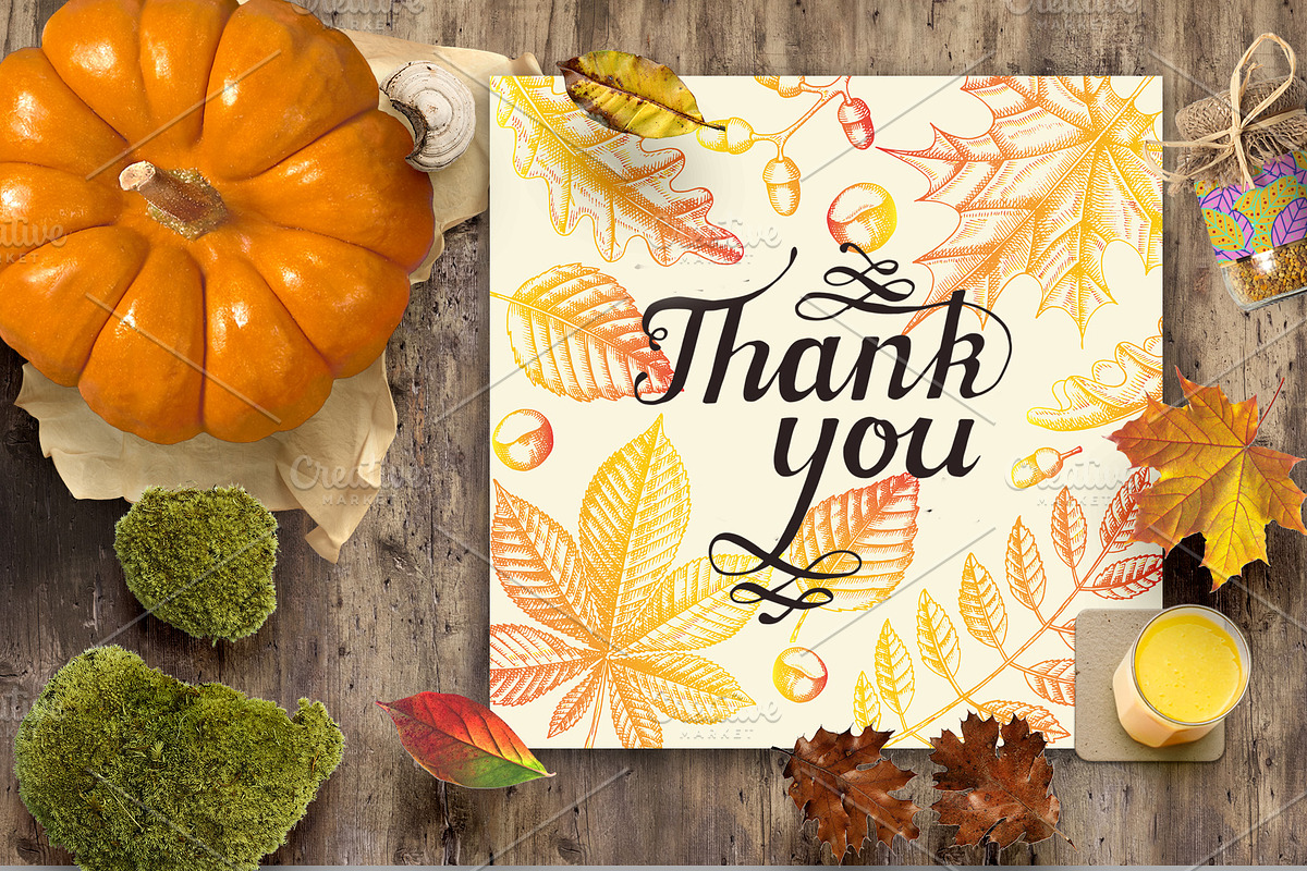 Autumn leaves. Vector Collection, an Illustration by Tabiti (Photo 9 of 9)