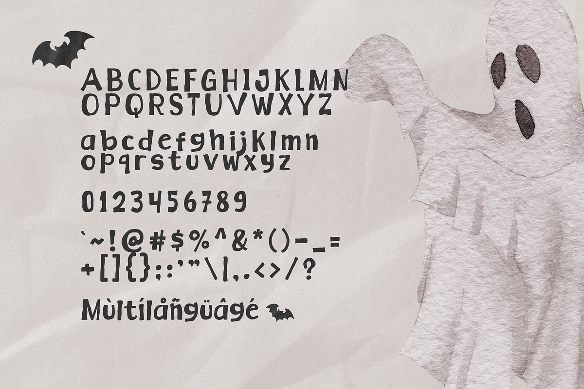 Batter Spooky, a Sans Serif Font by khurasan (Photo 5 of 5)