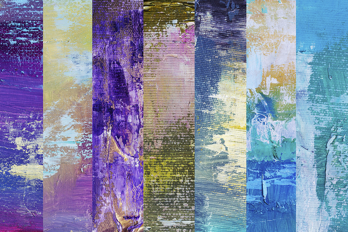 Set of abstract oil paint textures, a Texture Graphic by Alim Yakubov (Photo 3 of 6)