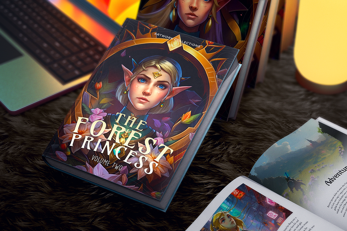 Fantasy Book Cover Mockup, a Books & Magazine Mockup by Weirdsgn Store (Photo 4 of 4)