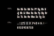 Answell - Bold Stencil Typeface, a Sans Serif Font by Imoodev (Thumbnail 5 of 5)
