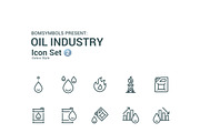 Oil Industry Outline, an Outline Icon by BomSymbols (Thumbnail 5 of 5)