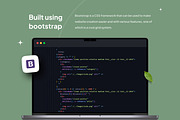 Plant Shop and Service Web Tempates, a Bootstrap Template by CreativeUI (Thumbnail 3 of 8)