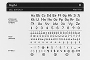 Sanxelda, a Symbol Font by graphicook (Thumbnail 3 of 10)