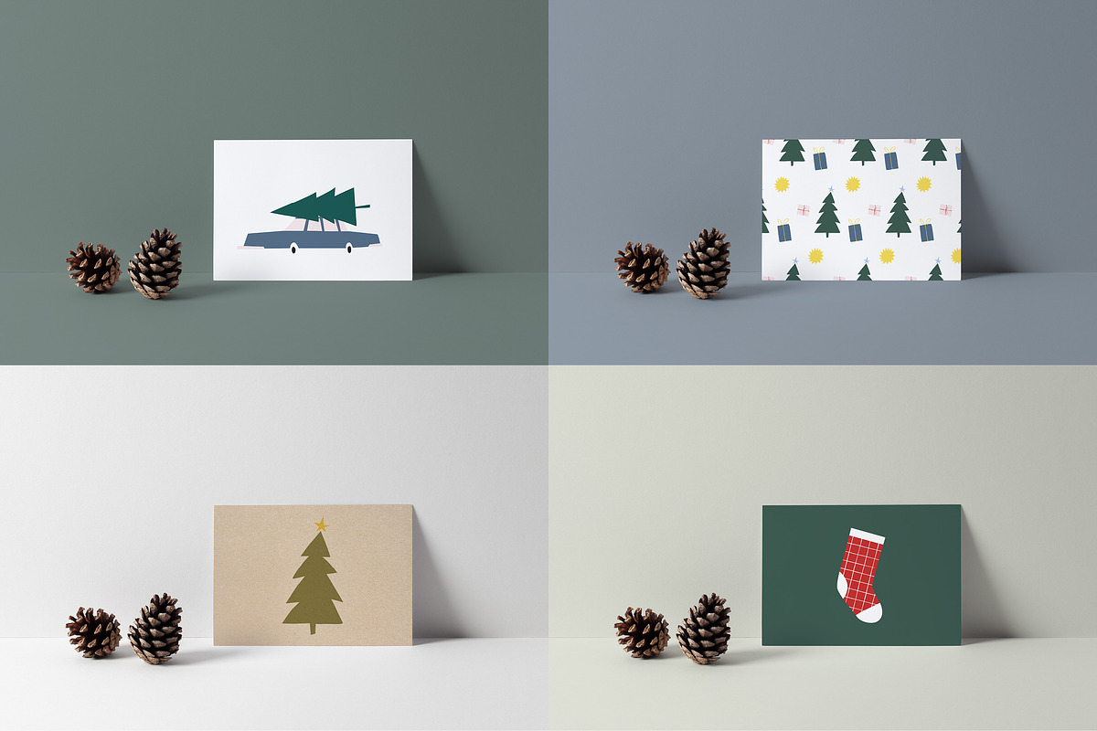 Christmas Card Winter Mockup Bundle, a Product Mockup by Studio MVDM (Photo 4 of 8)