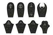 Halloween Tombstone Clipart, an Illustration by SugarPickle Clip Art (Thumbnail 3 of 4)