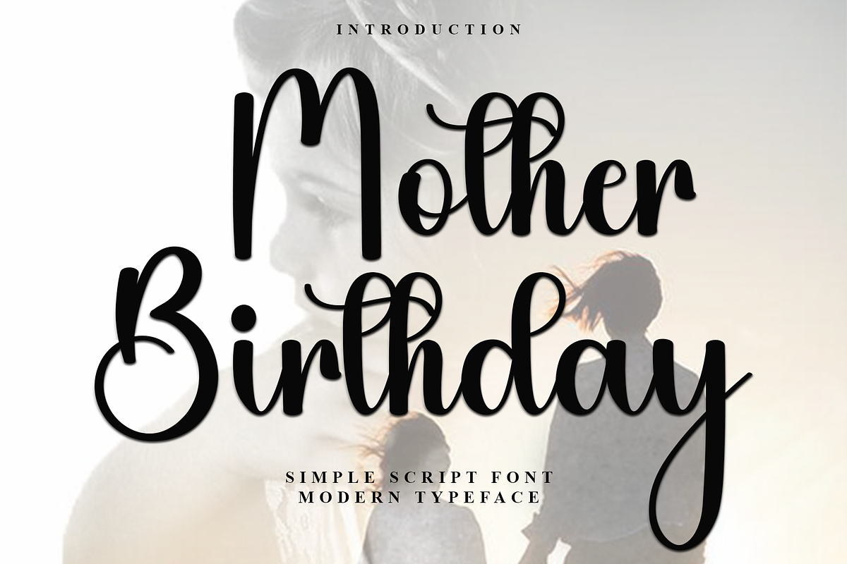 Mother Birthday, a Handwritten Font by FreshTypeINK (Photo 1 of 8)