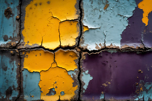 peeling and cracked paint, a Photo by rarrarorro