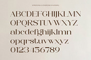Allore - Modern Unique Serif, a Serif Font by Muflieart (Thumbnail 8 of 10)