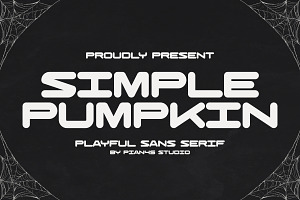 Simple Pumpkin - Playful Sans