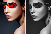 Black and white Photoshop actions, an Action Add-On by BeArt-Presets (Thumbnail 5 of 14)