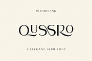 Qussro - Elegant Serif Font, a Serif Font by BOOSH Studio (Thumbnail 1 of 9)