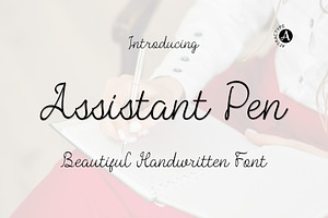 Assistant Pen - Cursive Handwriting