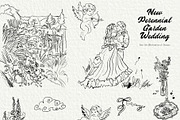 New Perennial Garden Wedding, a Decorative Illustration by divanovskaya_nv (Thumbnail 5 of 27)