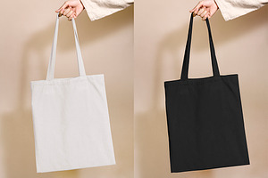 Minimal Tote Bag Psd Mockup