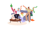 Football fans support teams set, a Sport Illustration by PaperTrident (Thumbnail 3 of 7)
