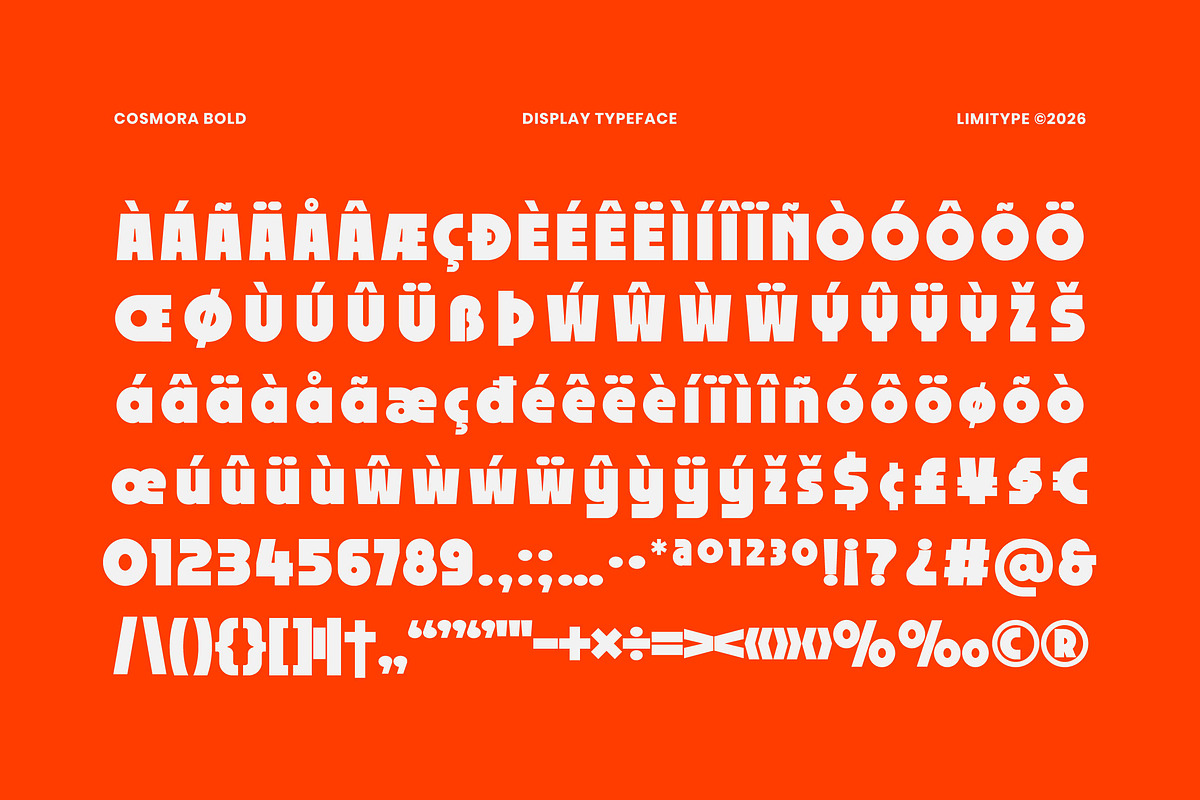 Cosmora - Modern Bold Font, a Sans Serif Font by limitype (Photo 11 of 12)