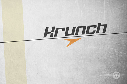 Krunch - Modular techno font