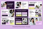 Social Media Campaign Powerpoint, a Presentation Template by Sixtemp (Thumbnail 2 of 3)