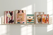 The Menu 50 Food & Drink posters, a Food Illustration by MixedArt (Thumbnail 7 of 15)