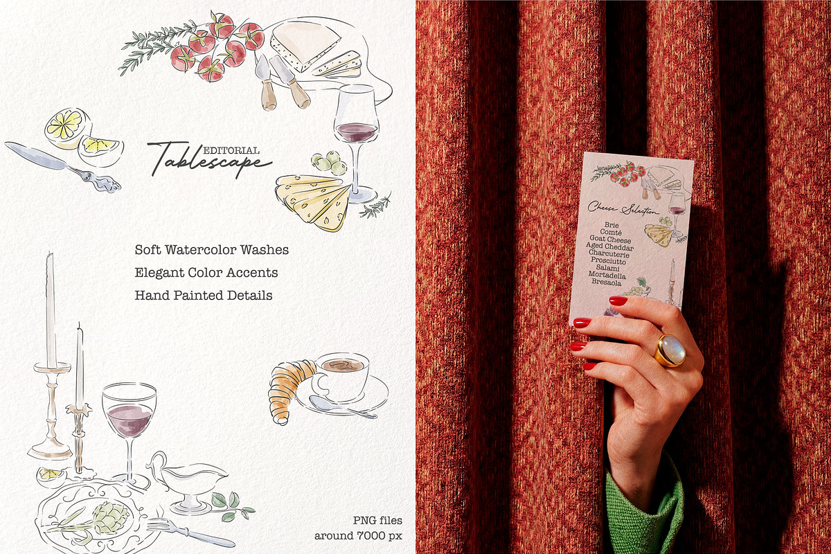 Editorial Tablescape Line Art, an Object Graphic by Mio Buono (Photo 13 of 17)