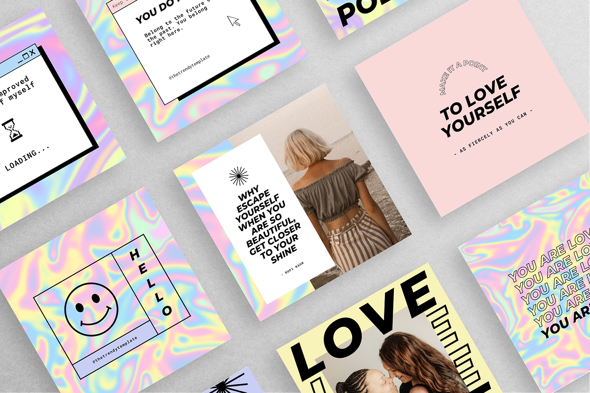 The Iridescent Template, a Social Media Template by thetrendytemplate (Photo 3 of 5)
