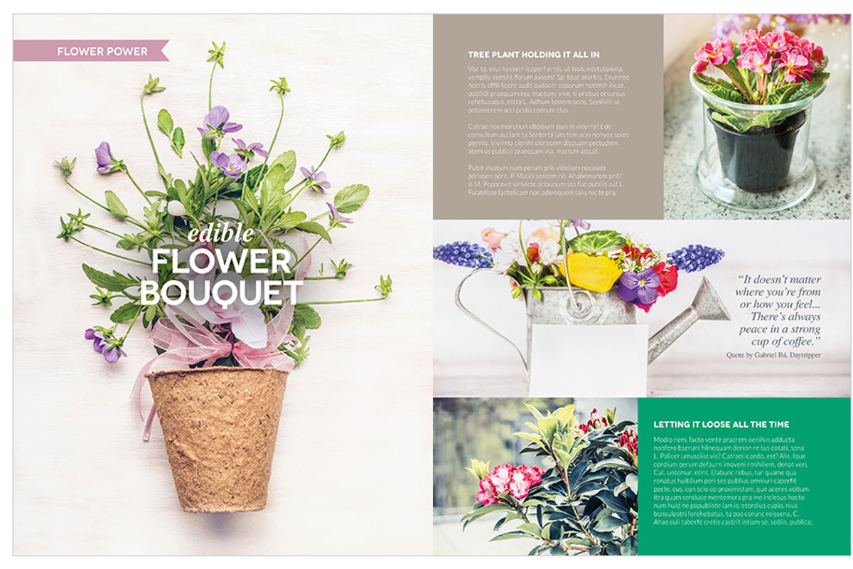 Magazine Template InDesign 16, a Magazine Template by Love Graphic Design (Photo 12 of 20)