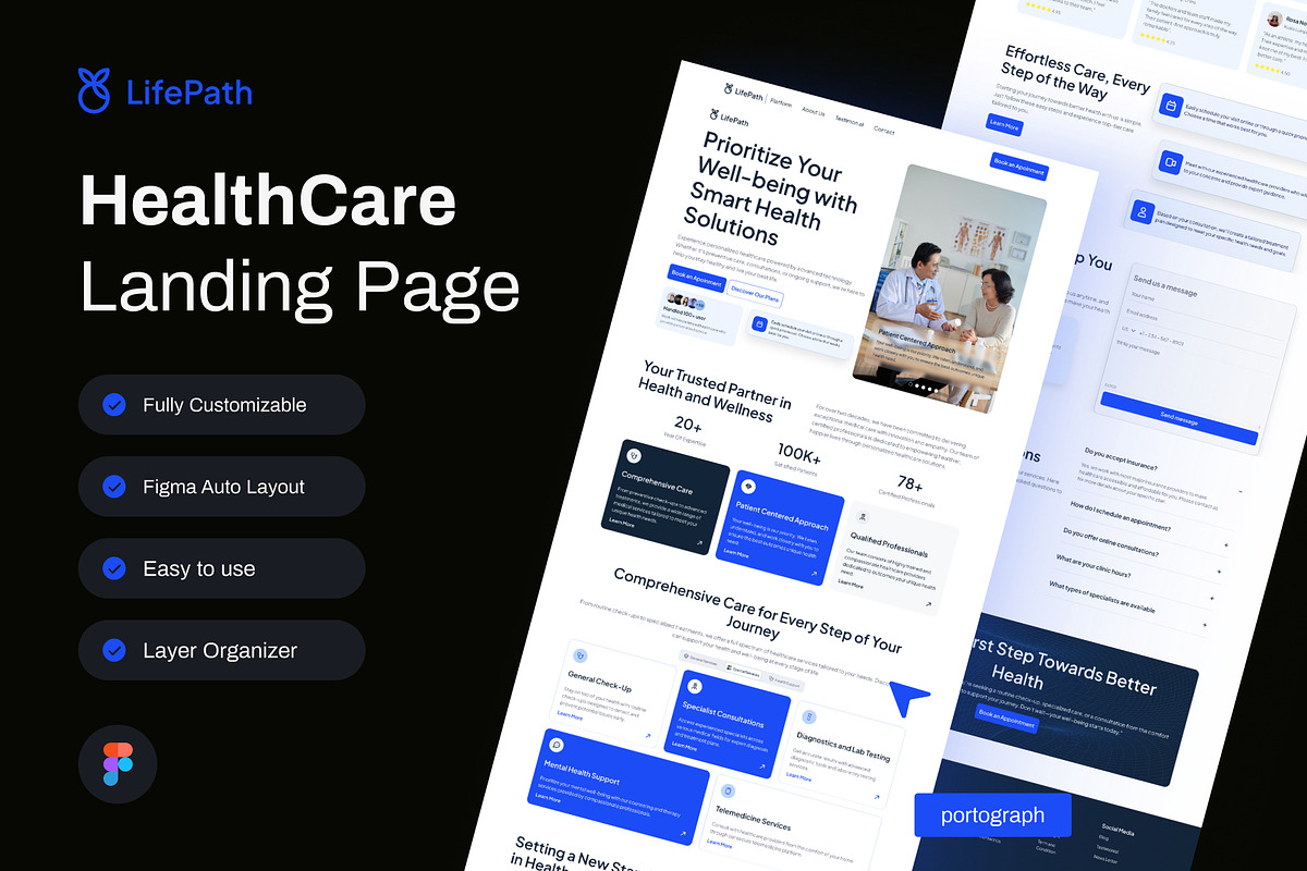 LifePath - HealthCare Landingpage
