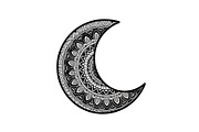Mandala Crescent Moon Bundle, an Illustration by Designs_River (Thumbnail 22 of 31)
