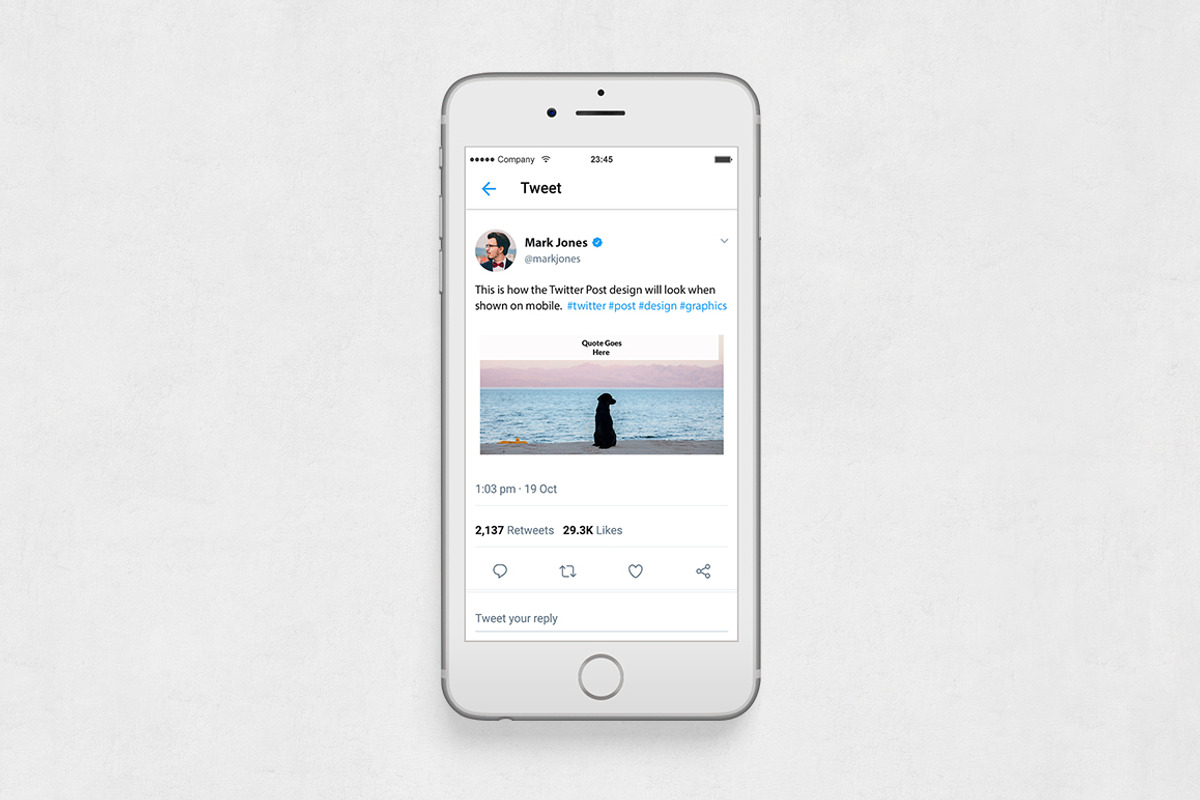 Quotes Twitter Posts, a Social Media Template by Social Corner Graphics (Photo 6 of 7)