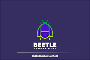 Beetle Capsule Gradient Logo