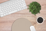Mousepad mockup, a Product Mockup by Narais (Thumbnail 5 of 5)