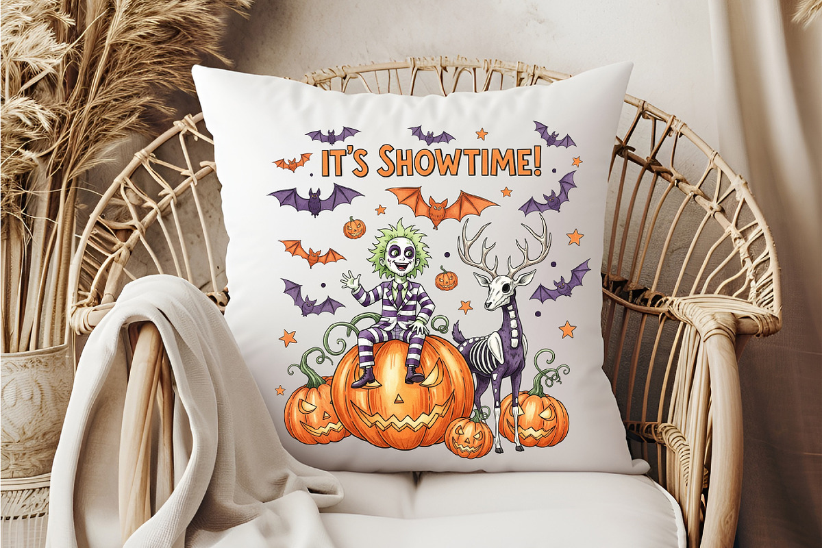It’s Showtime PNG  Funny Halloween, an Illustration by DreamCafeArt (Photo 6 of 7)