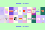 RETRICA Instagram Graphics & Systems, a Social Media Template by Luna Studio (Thumbnail 6 of 8)