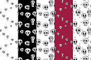 HALLOWEEN SKULLS 10 patterns, a Pattern Graphic by Ja Polina ArtShop (Thumbnail 6 of 7)